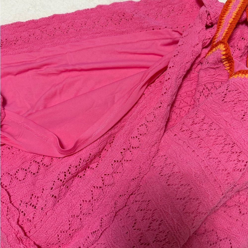Jessica Simpson Pink and Orange Midi Dress - Picture 4 of 4